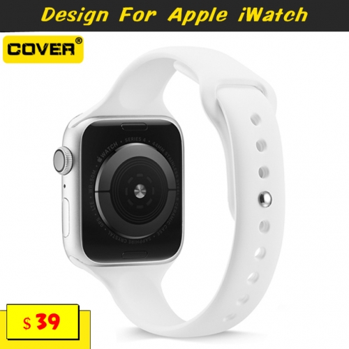 Silicone Watchbands For Apple iWatch Series 1/2/3/4/5/6/SE