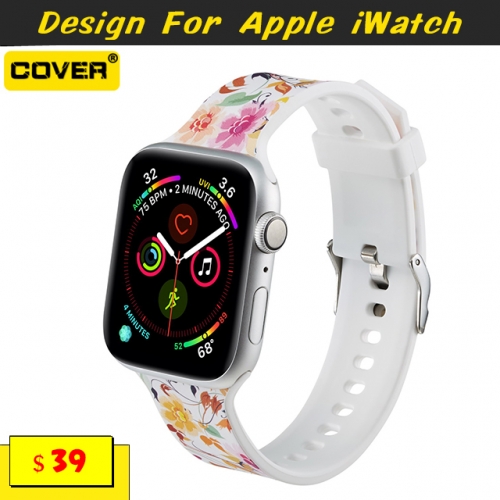 Instagram Fashion Silicone Watchbands For Apple iWatch Series 1/2/3/4/5/6/SE