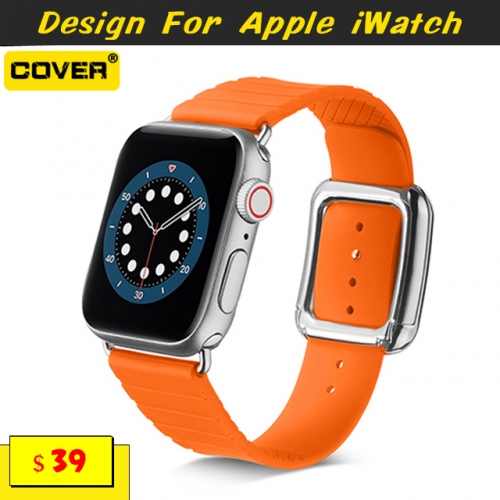 Silicone Watchbands For Apple iWatch Series 1/2/3/4/5/6/SE