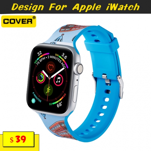 Instagram Fashion Silicone Watchbands For Apple iWatch Series 1/2/3/4/5/6/SE