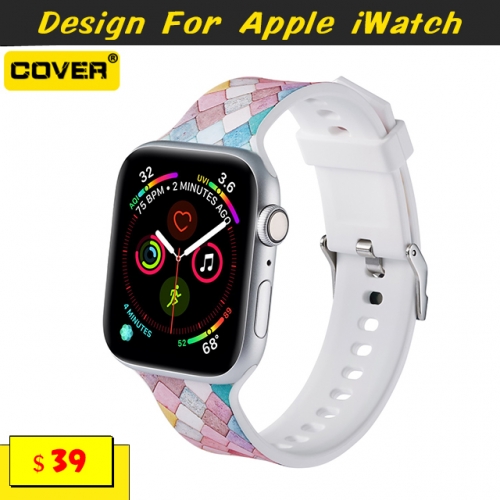 Instagram Fashion Silicone Watchbands For Apple iWatch Series 1/2/3/4/5/6/SE