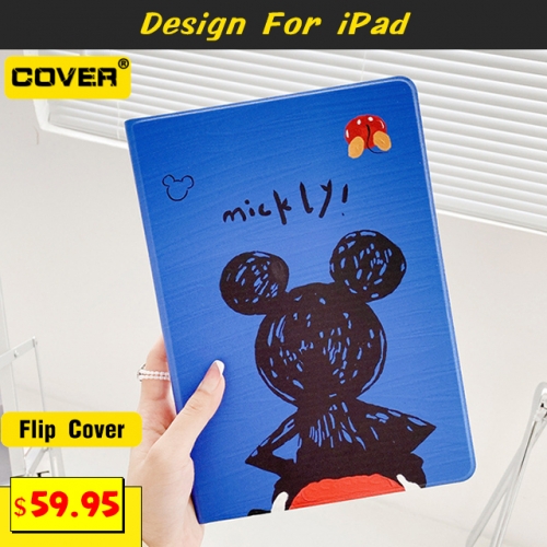 Shockproof Lightweight Slim Flip Cover Case For iPad 10.2/9.7 & Pro 11/10.5/9.7 & Air 3/2/1 & Mini 5/4/3/2/1