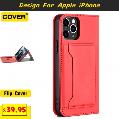 Leather Wallet Case For iPhone 6/7/8 Series/SE2/X/XS/XR/XS Max/11/11 Pro/11 Pro Max/12/12 Pro/12 Pro Max/12 Mini