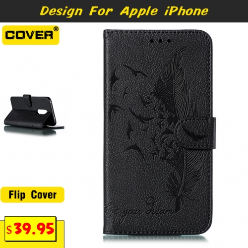 Leather Wallet Case Cover For iPhone 11/11 Pro/11 Pro Max/X/XS/XR/XS Max/7/8