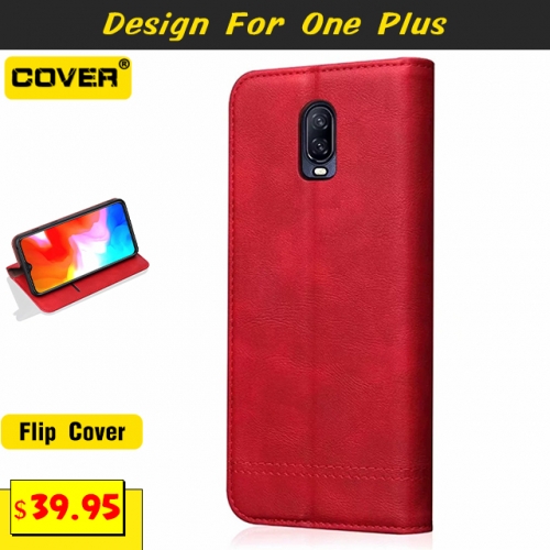 Leather Wallet Case Cover For OnePlus 8/8 Pro/8T/7/7 Pro/7T/7T Pro/6/6T