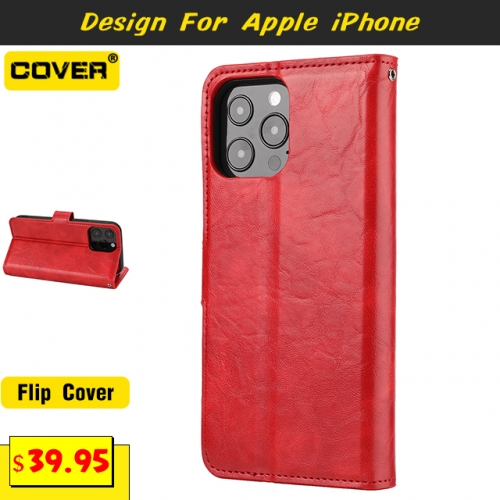 Leather Wallet Case For iPhone 13/13 Pro/13 Pro Max