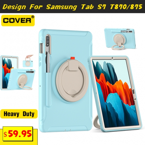 Smart Stand Anti-Drop Case For Galaxy Tab S7 11 T870/T875 With Pen Slot