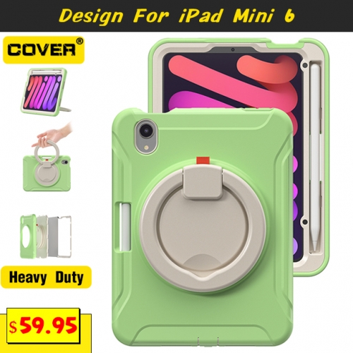 Smart Stand Anti-Drop Case For iPad Mini 6 With Pen Slot
