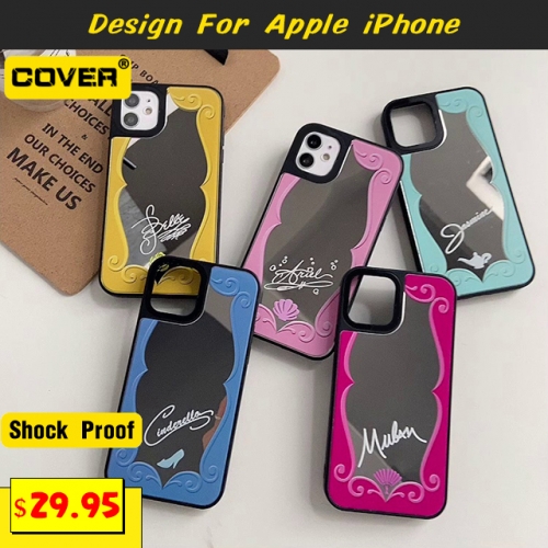 Mirror Instagram Fashion Case Cover For iPhone 15/15 Plus/15 Pro/15 Pro Max/14/13 Mini/12 Mini/11/X/XS/XR/XS Max/SE2/8/7