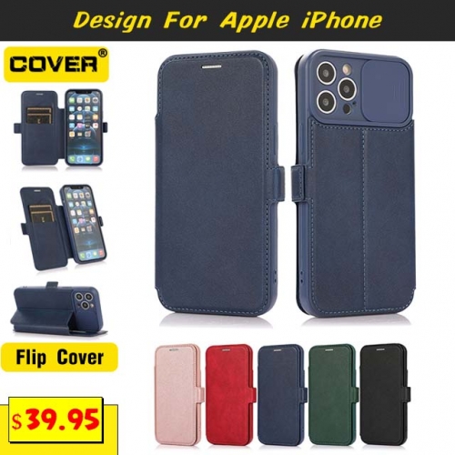 Leather Wallet Case Cover For iPhone 15/15 Plus/15 Pro/15 Pro Max/14/13/12/11/X/XS/XR/XS Max/SE3/SE2/8/7/6