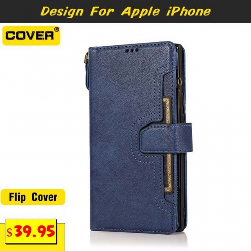 Leather Wallet Case For iPhone 12/12 Pro/12 Pro Max/12 Mini/11/11 Pro/11 Pro Max/X/XS/XR/XS Max/6/7 Series