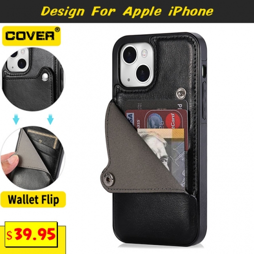 Leather Wallet Case Cover For iPhone 12/12 Pro/12 Pro Max/12 Mini/12/11/X/XS/XR/XS Max/SE2/8/7/6