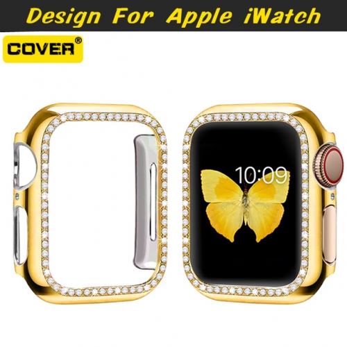 Protective Case+Tempered Glass 2 in 1 For Apple iWatch Series 1/2/3/4/5/6 38MM 40MM 42MM 44MM