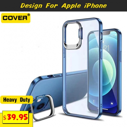 Smart Stand Shockproof Heavy Duty Case Cover For iPhone 15/15 Plus/15 Pro/15 Pro Max/14/13 Mini/12 Mini/11/11 Pro/11 Pro Max