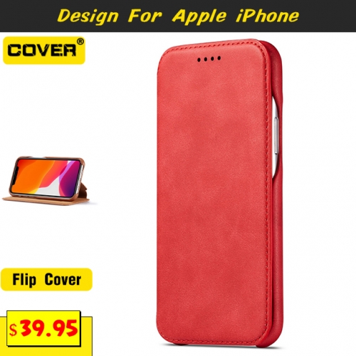 Leather Wallet Case Cover For iPhone 15/15 Plus/15 Pro/15 Pro Max/14/13 Mini/12/11/X/XS/XR/XS Max/SE2/8/7/6