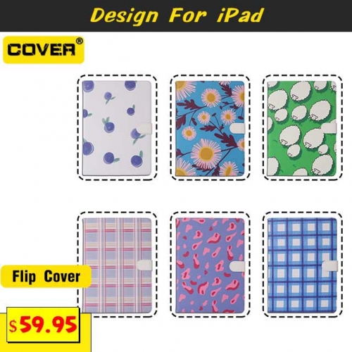 Instagram Fashion Flip Cover For iPad 2/3/4/5/6/7/8/9/Mini1/2/3/4/5/6/Air1/2/3/4/Pro 9.7/10.5/Pro 11 2018/2020/2021