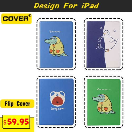 Instagram Fashion Flip Cover For iPad 2/3/4/5/6/7/8/9/Mini1/2/3/4/5/6/Air1/2/3/4/Pro 9.7/10.5/Pro 11 2018/2020/2021