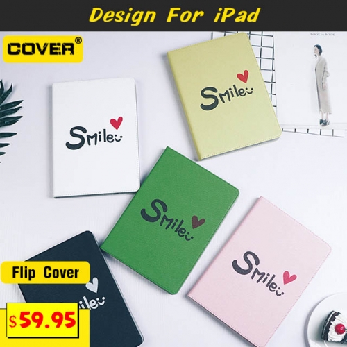 Instagram Fashion Flip Cover For iPad 5/6/7/8/9/Air3/4/Mini4/5/6/Pro 9.7/10.5/Pro 11 2018/2020/2021