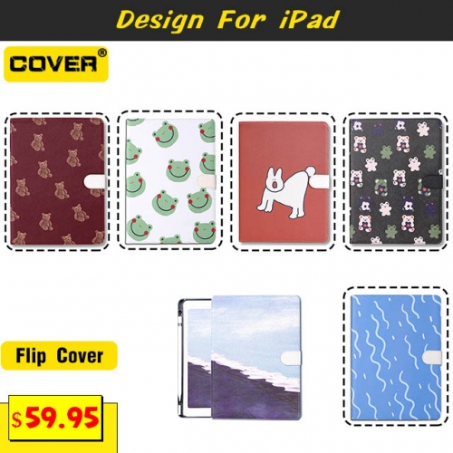 Instagram Fashion Flip Cover For iPad 2/3/4/5/6/7/8/9/Mini1/2/3/4/5/6/Air1/2/3/4/Pro 9.7/10.5/Pro 11 2018/2020/2021