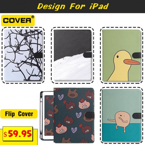 Instagram Fashion Flip Cover For iPad 2/3/4/5/6/7/8/9/Mini1/2/3/4/5/6/Air1/2/3/4/Pro 9.7/10.5/Pro 11 2018/2020/2021