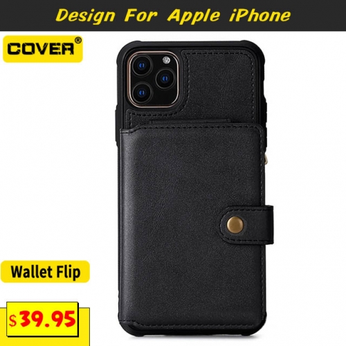 Leather Wallet Case Cover For iPhone 13/13 Pro/13 Pro Max13 Mini/12 Mini/11/X/XS/XR/XS Max/8/7/6