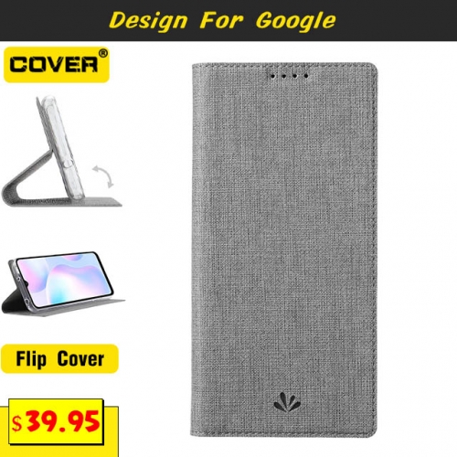 Leather Wallet Case Cover For Google Pixel 8/8 Pro/7/7 Pro/7a/6/6 Pro/6a