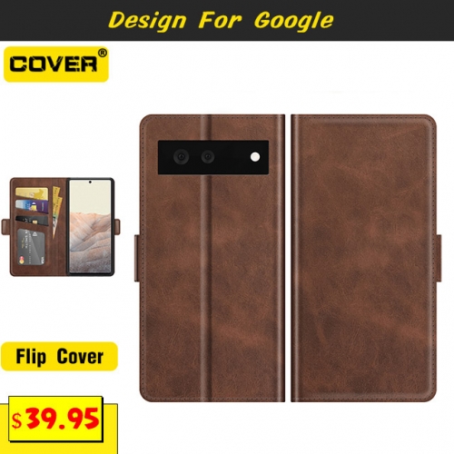 Leather Wallet Case For Google Pixel 6/6 Pro/5/4