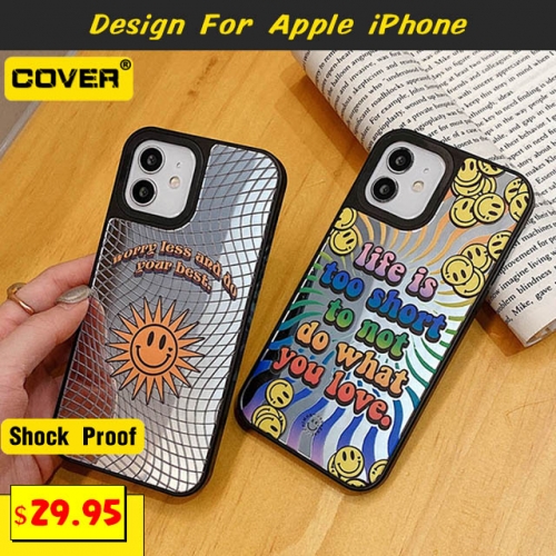 Mirror Instagram Fashion Case For iPhone 15/15 Plus/15 Pro/15 Pro Max/14/13 Mini/12 Mini/11/X/XS/XR/XS Max/SE2/8/7