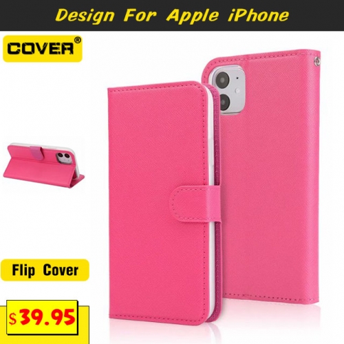 Leather Flip Cover Case For iPhone 11/11 Pro/11 Pro Max/X/XS/XR/XS Max/6/7/8