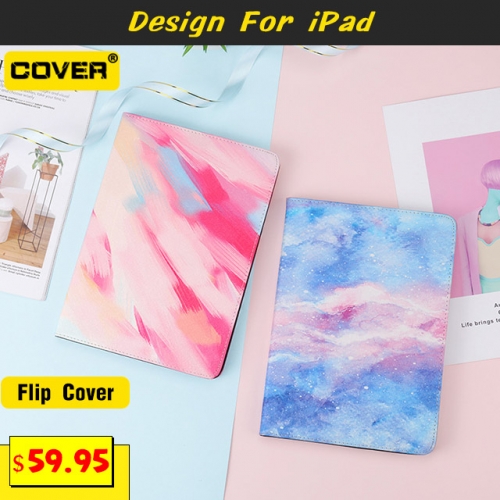 Leather Flip Cover Case For iPad 10.2/9.7 & Pro 11/10.5/9.7 & Air 4/3/2/1 & Mini 5/4/3/2/1