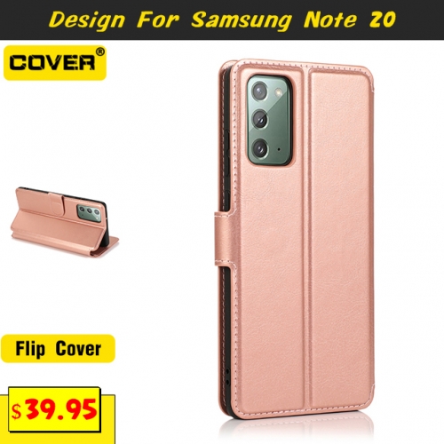 Leather Wallet Case Cover For Galaxy Note20/Note20 Ultra