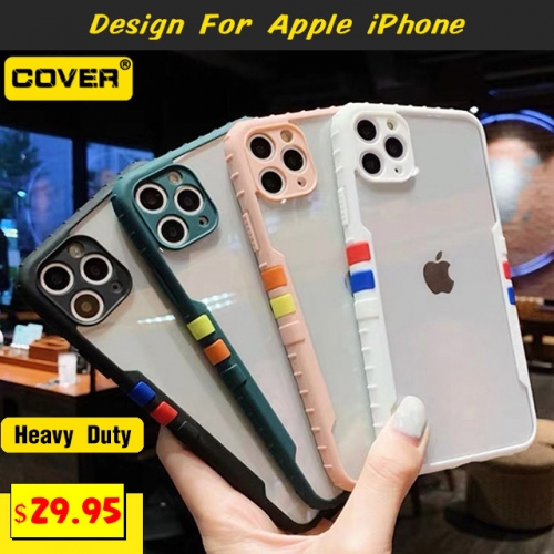 Shockproof Heavy Duty Case Cover For iPhone 12/12 Pro/12 Pro Max/12 Mini/11/11 Pro/11 Pro Max/X/XS/XR/XS Max/8/7