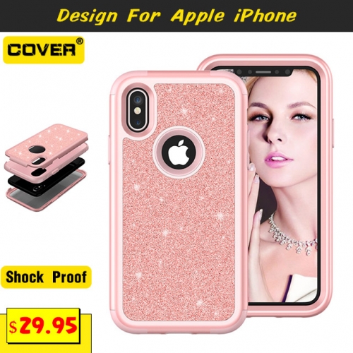 Shockproof Heavy Duty Case Cover For iPhone 15/15 Plus/15 Pro/15 Pro Max/iPhone14/13/12/11/X/XS/XR/XS Max/8/7/6