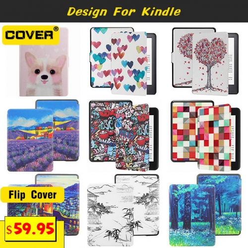 Instagram Fashion Flip Cover Case For Kindle Paperwhite 5 [11th Gen]/Oasis 3 [10th Gen]/2019 6inch [10th Gen]