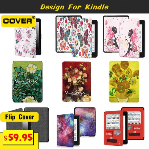 Instagram Fashion Flip Cover Case For Kindle Paperwhite 5 [11th Gen]/Oasis 3 [10th Gen]/2019 6inch [10th Gen]