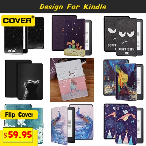 Instagram Fashion Flip Cover Case For Kindle Paperwhite 5 [11th Gen]/Oasis 3 [10th Gen]/2019 6inch [10th Gen]