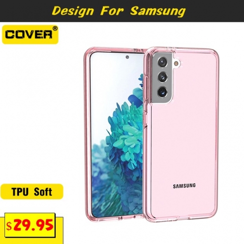 TPU Soft Case For Samsung Galaxy S21/S21 Plus/S21 Ultra