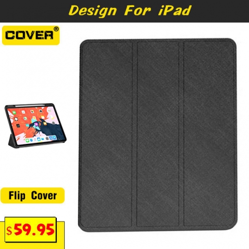Anti-Drop Flip Cover Case For iPad Pro 12.9 2022/2021/2020/2018 With Pen Slot