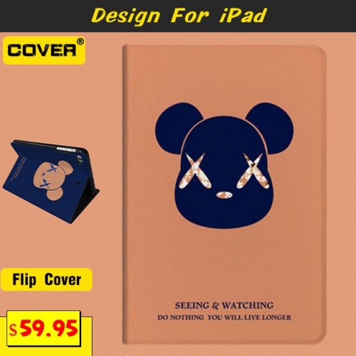 Instagram Fashion Flip Cover For iPad 2/3/4/5/6/7/8/9/Mini1/2/3/4/5/Air1/2/3/4/Pro 11 2018/2020/2021