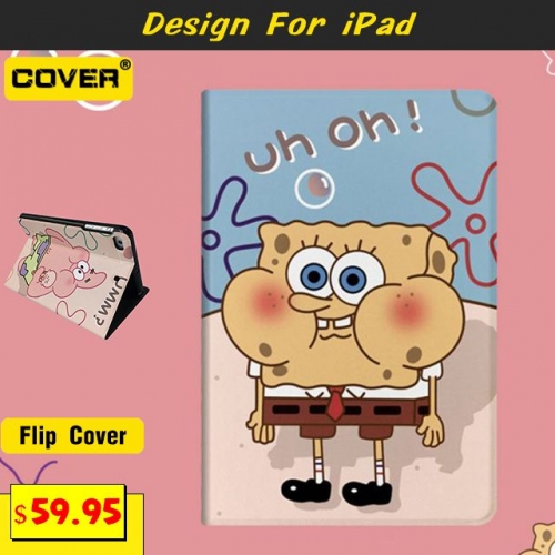 Instagram Fashion Flip Cover For iPad 2/3/4/5/6/7/Mini1/2/3/4/5/Air1/2/3/4/Pro10.5/Pro11 2018/2020