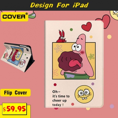 Instagram Fashion Flip Cover For iPad 2/3/4/5/6/7/Mini1/2/3/4/5/Air1/2/3/4/Pro10.5/Pro11 2018/2020