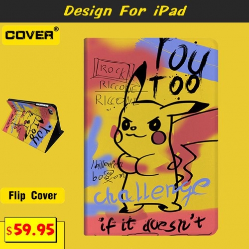 Instagram Fashion Flip Cover For iPad 2/3/4/5/6/7/Mini1/2/3/4/5/Air1/2/3/Pro 10.5/Pro 11 2018/2020