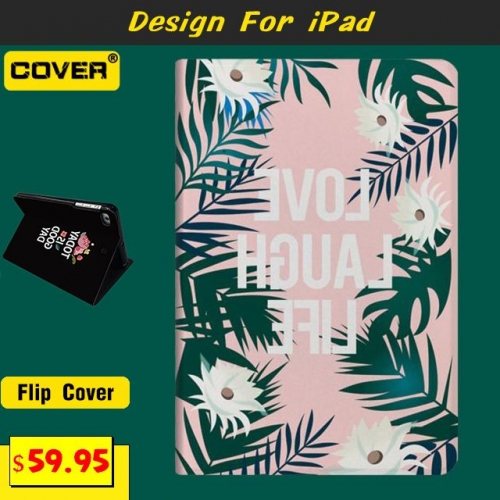 Instagram Fashion Flip Cover For iPad 2/3/4/5/6/7/8/Mini1/2/3/4/5/Air1/2/3/4/Pro 11 2018/2020