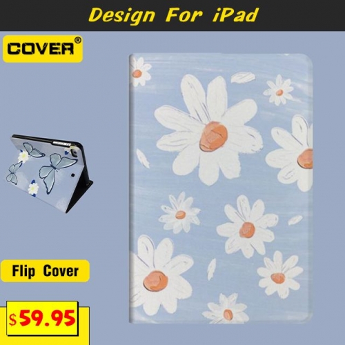 Instagram Fashion Flip Cover For iPad 2/3/4/5/6/Mini1/2/3/4/5/Air1/2/3/Pro 10.5/Pro 11 2018/2020