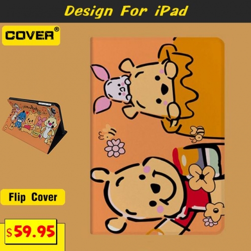 Instagram Fashion Flip Cover For iPad 2/3/4/5/6/Mini1/2/3/4/5/Air1/2/3/Pro 10.5/Pro 11 2018/2020