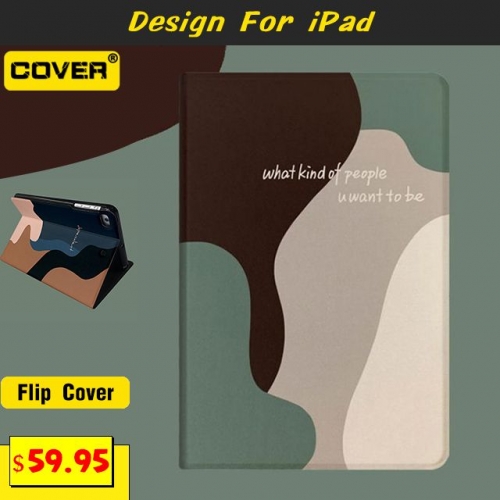 Instagram Fashion Flip Cover For iPad 2/3/4/5/6/7/8/Mini1/2/3/4/5/Air1/2/3/4/Pro 11 2018/2020