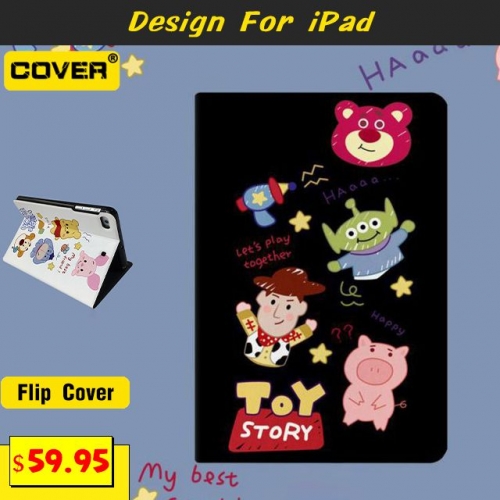 Instagram Fashion Flip Cover For iPad 2/3/4/5/6/7/8/9/Mini1/2/3/4/5/6/Air1/2/3/4/Pro 10.5/Pro 11 2018/2020/2021