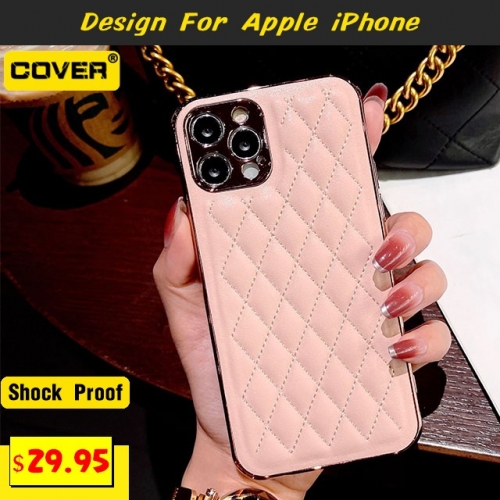 iPhone 12 Back Cover With Soft Leather