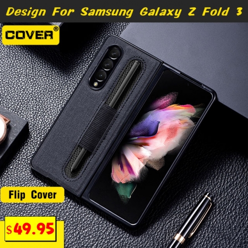Leather Wallet Case Cover For Samsung Galaxy Z Fold4/3