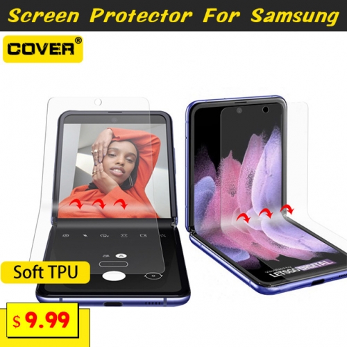 2PCS Hydrogel Soft TPU Screen Protector For Samsung Galaxy Z Flip5/4/3/2/1